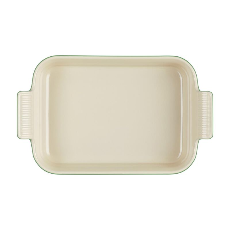 Le Creuset Heritage Deep Rectangular Dish 26cm Bamboo Green image number 1